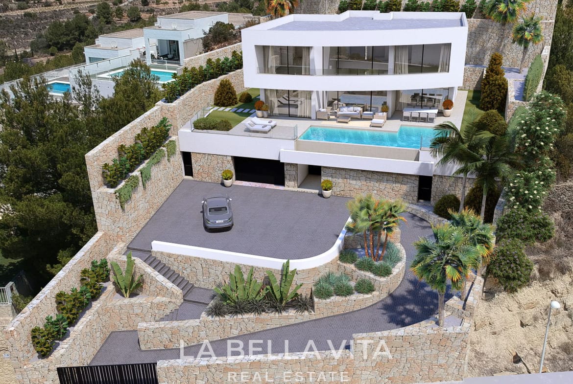 Premium New Build Villa with Private Pool and Garage for sale in Calpe, Costa Blanca