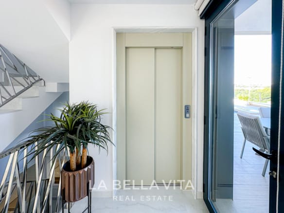 Spacious 6-Bedroom Villa for Sale in Campoamor, Orihuela Costa – Lift, Private Pool, Basement & Garage