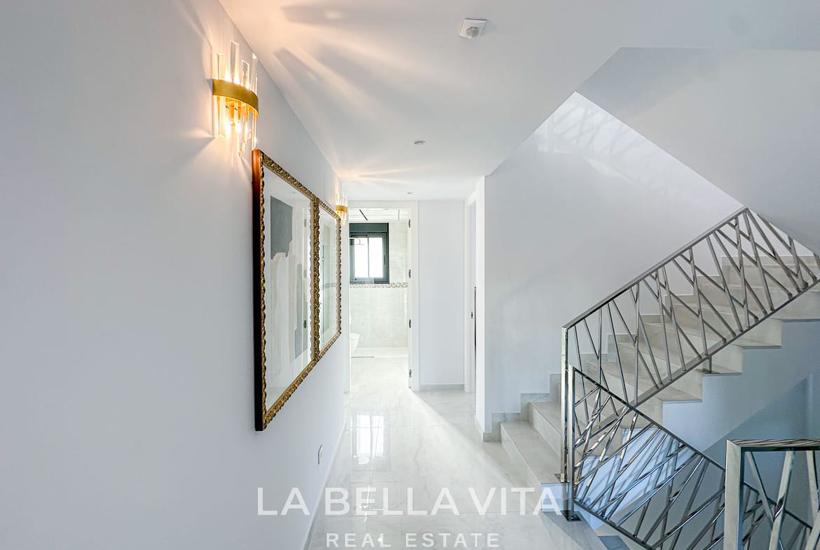 Spacious 6-Bedroom Villa for Sale in Campoamor, Orihuela Costa – Lift, Private Pool, Basement & Garage