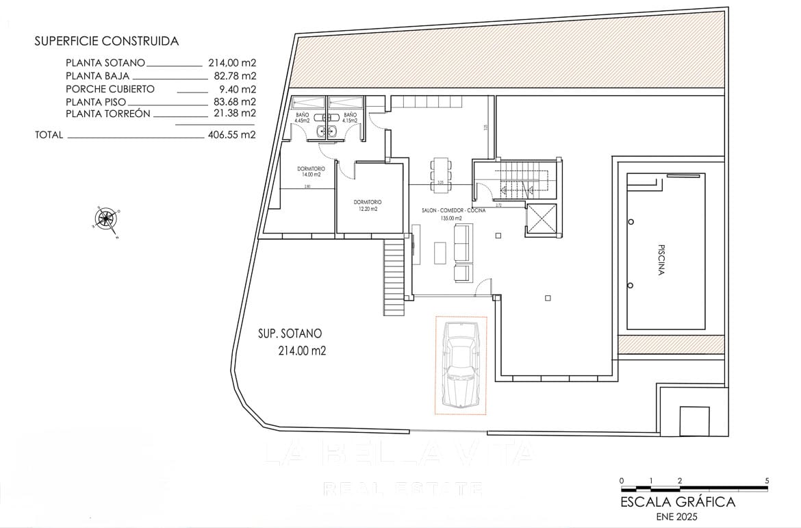 Spacious 6-Bedroom Villa for Sale in Campoamor, Orihuela Costa – Lift, Private Pool, Basement & Garage