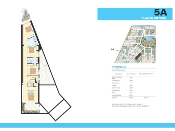 Luxury Modern Key Ready 4 Bedroom Duplex Apartment by La Marquesa Golf – Ciudad Quesada floor plan