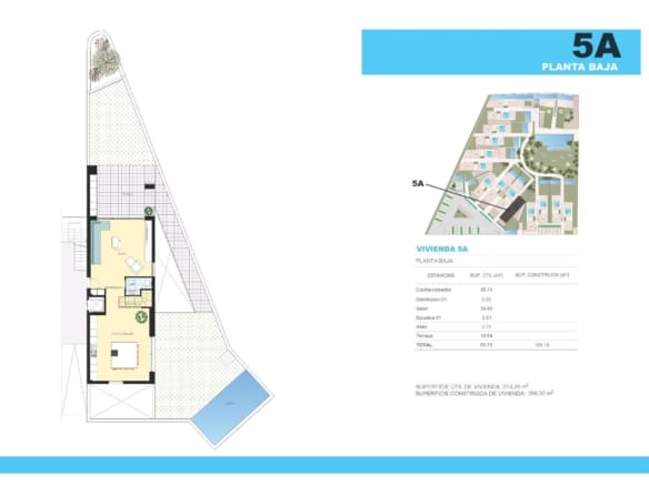 Luxury Modern Key Ready 4 Bedroom Duplex Apartment by La Marquesa Golf – Ciudad Quesada floor plan
