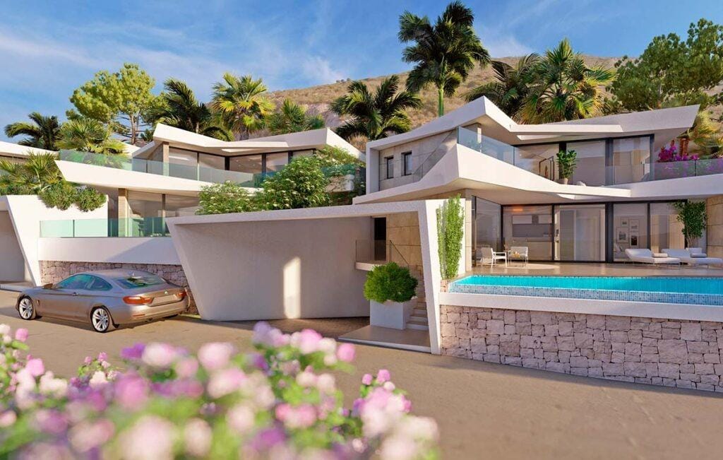 New Build Villa with Private Pool and Sea View for Sale in Benitachell, Costa Blanca North