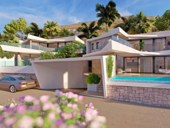 New Build 3 bedroom Villa with Sea View for Sale in Benitachell, Costa Blanca North
