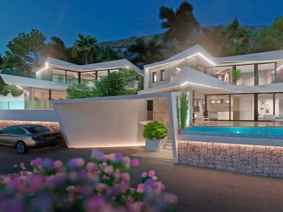 New Build 3 bedroom Villa with Sea View for Sale in Benitachell, Costa Blanca North
