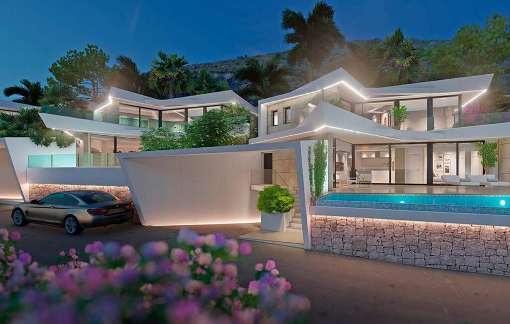 New Build Villa with Private Pool and Sea View for Sale in Benitachell, Costa Blanca North