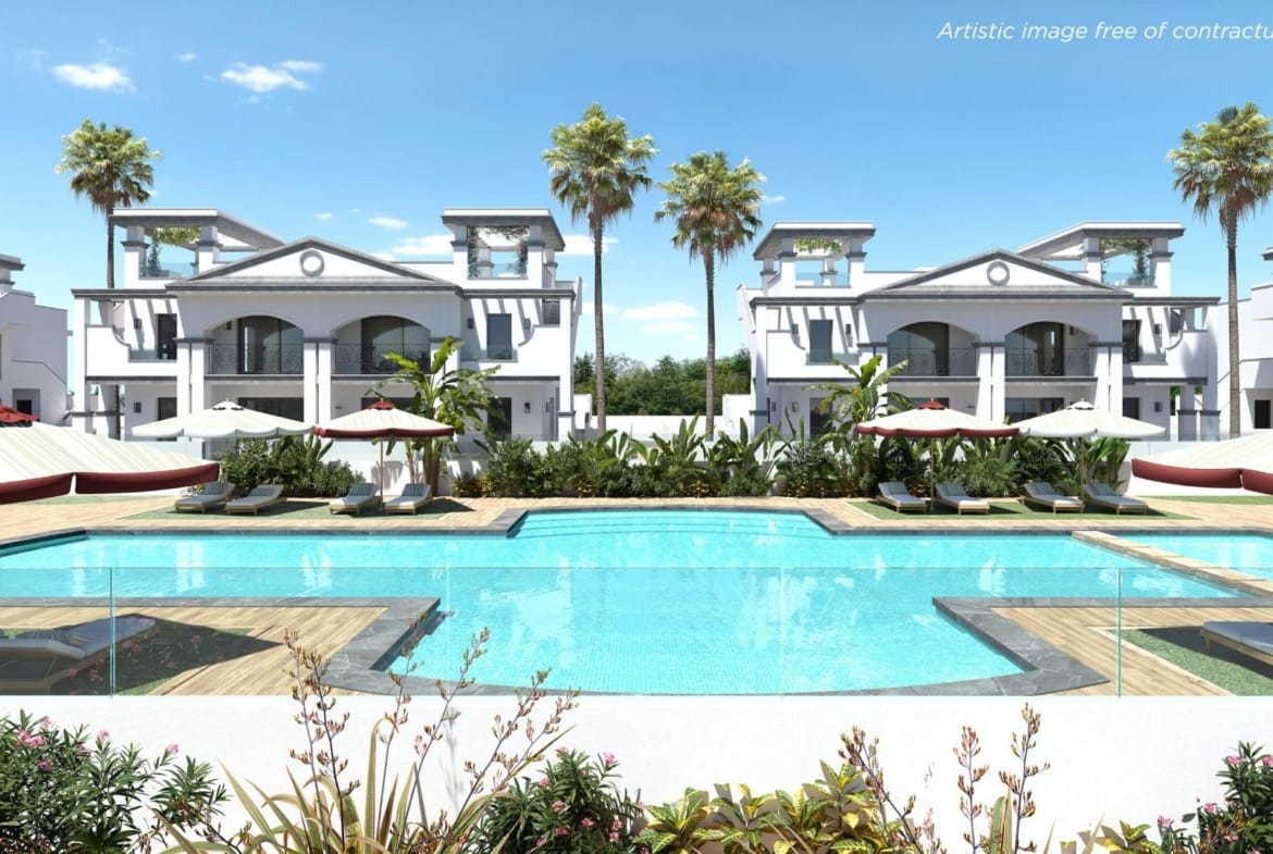 Modern 3-bedroom Ground Floor Apartments with Private Garden in Ciudad Quesada