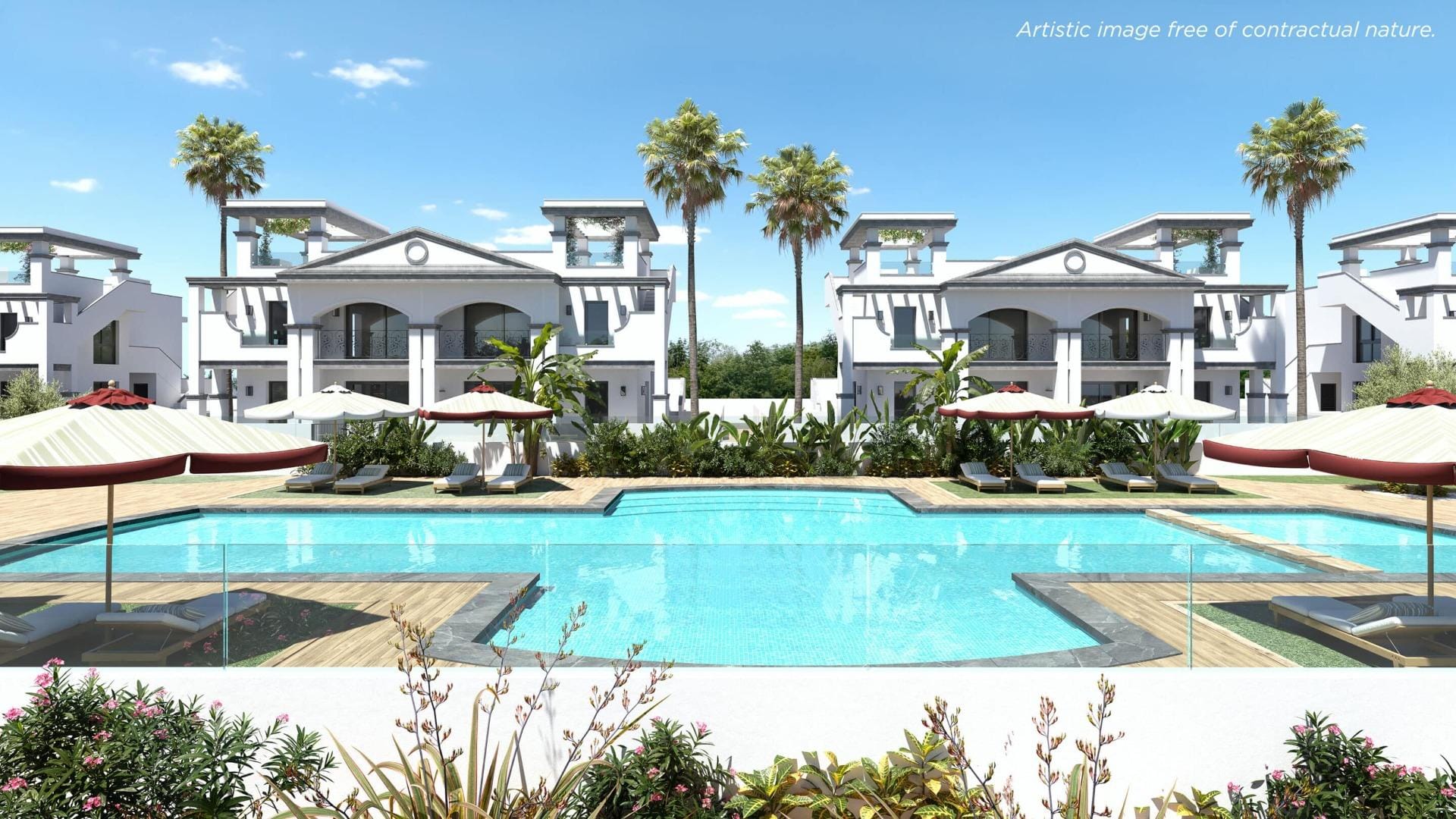 Modern 3-bedroom Ground Floor Apartments with Private Garden in Ciudad Quesada