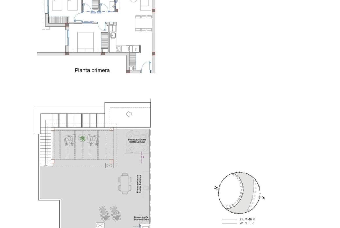 Modern Mediterranean 3-bedroom Penthouse Apartments with Solarium in Ciudad Quesada