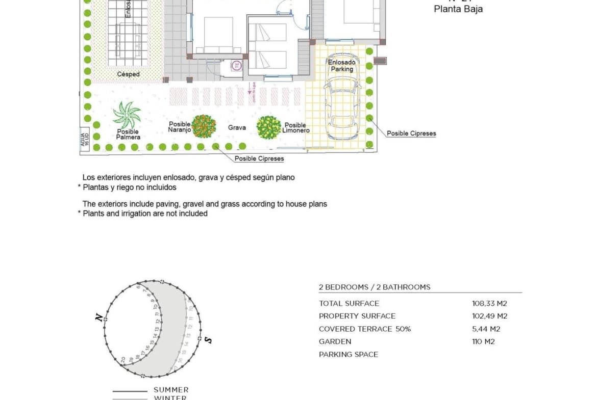 Modern 3-bedroom Ground Floor Apartments with Private Garden in Ciudad Quesada