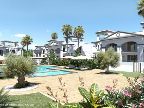 Modern Mediterranean 2 Bedroom Top Floor Apartment for Sale in Ciudad Quesada, Costa Blanca