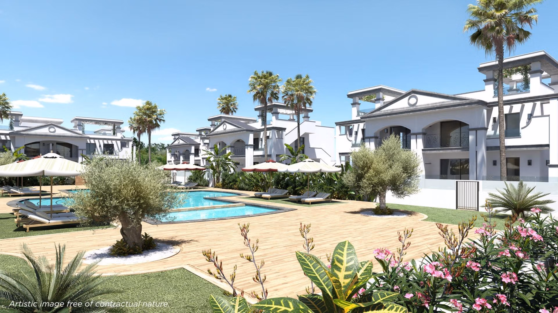 Modern-Mediterranean-Apartments-in-Ciudad-Quesada-Costa-Blanca-2 Moderne 3-Zimmer-Wohnungen im Erdgeschoss mit privatem Garten in Ciudad Quesada