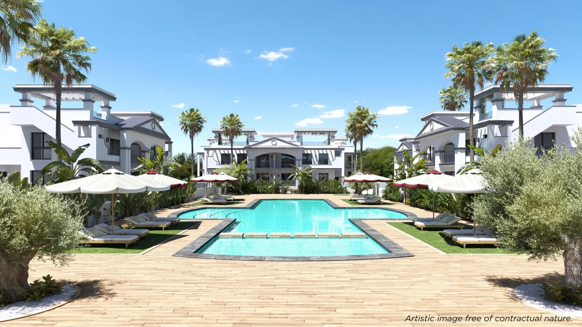 Modern 3-bedroom Ground Floor Apartments with Private Garden in Ciudad Quesada