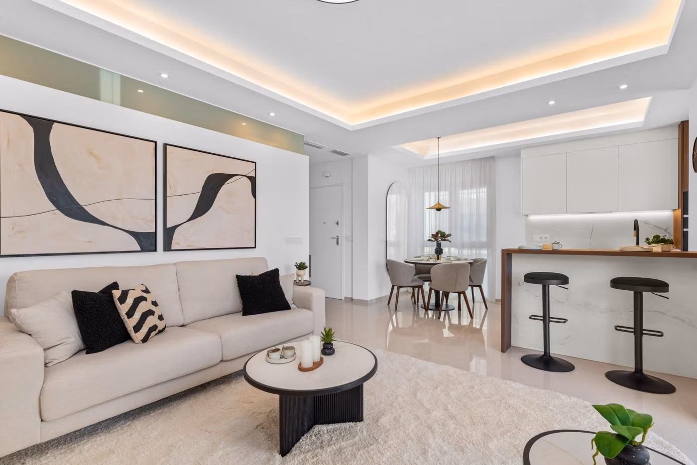 Modern-Mediterranean-Apartments-in-Ciudad-Quesada-Costa-Blanca-6 Moderne 3-Zimmer-Wohnungen im Erdgeschoss mit privatem Garten in Ciudad Quesada