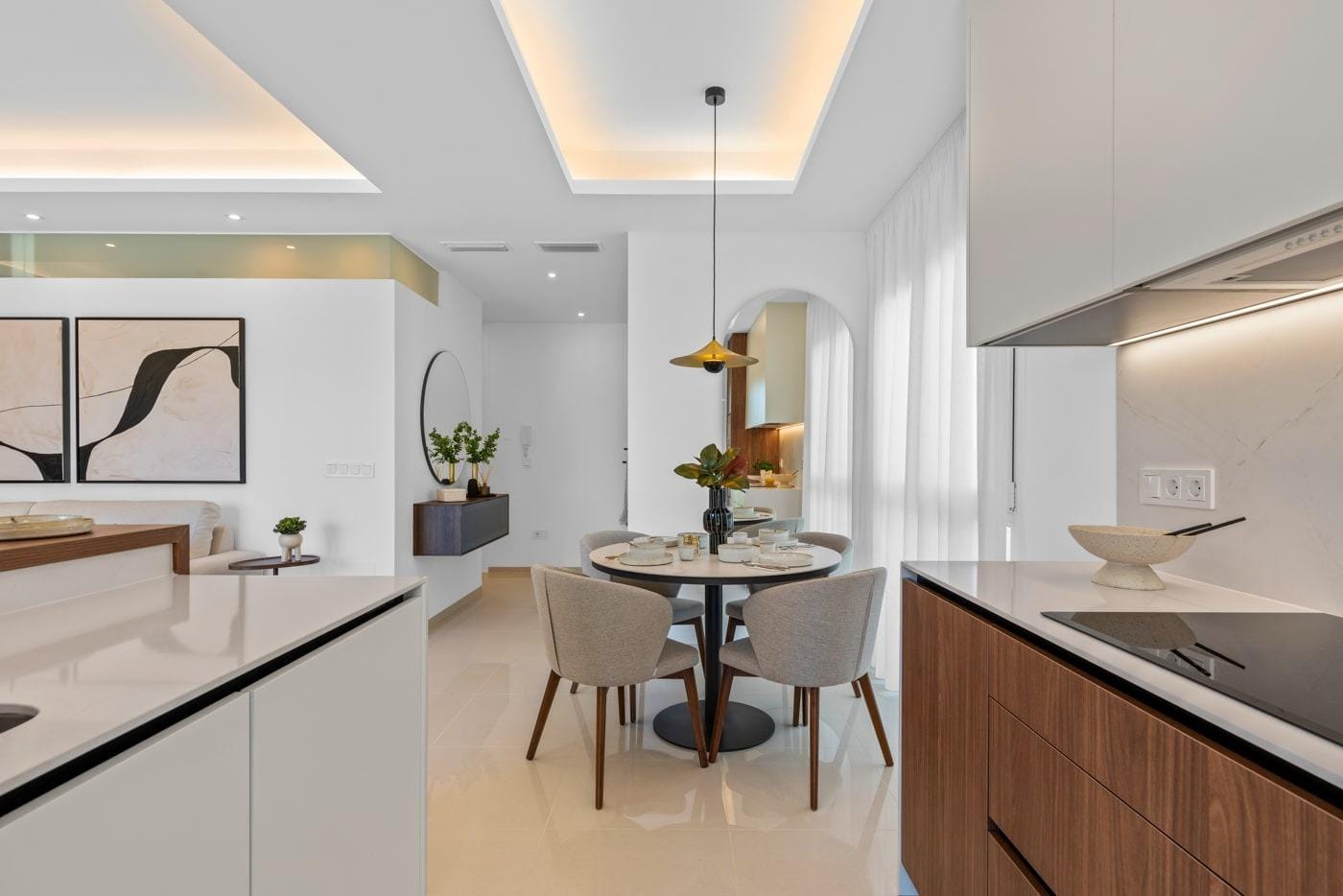 Modern 3-bedroom Ground Floor Apartments with Private Garden in Ciudad Quesada