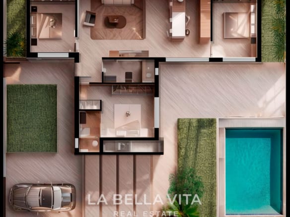 Single-Level New Build Villas for Sale in Roldán – Private Pool, Solarium & Village Lifestyle
