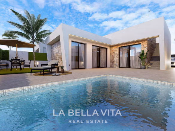 Single-Level New Build Villas for Sale in Roldán – Private Pool, Solarium & Village Lifestyle
