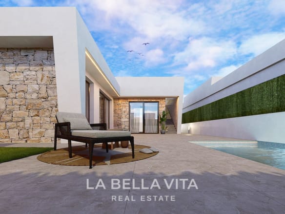 Single-Level New Build Villas for Sale in Roldán – Private Pool, Solarium & Village Lifestyle