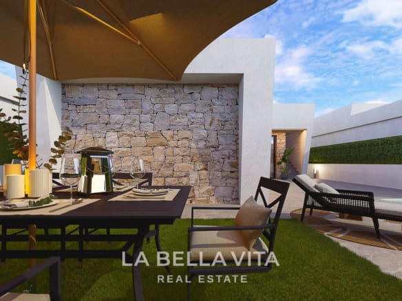 Single-Level New Build Villas for Sale in Roldán – Private Pool, Solarium & Village Lifestyle