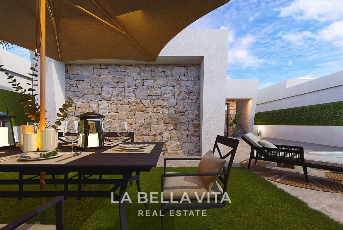 Single-Level New Build Villas for Sale in Roldán – Private Pool, Solarium & Village Lifestyle