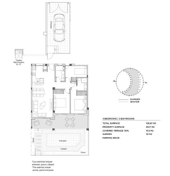 New Build Mediterranean 3-Bedroom Ground Floor Apartment for Sale in Ciudad Quesada