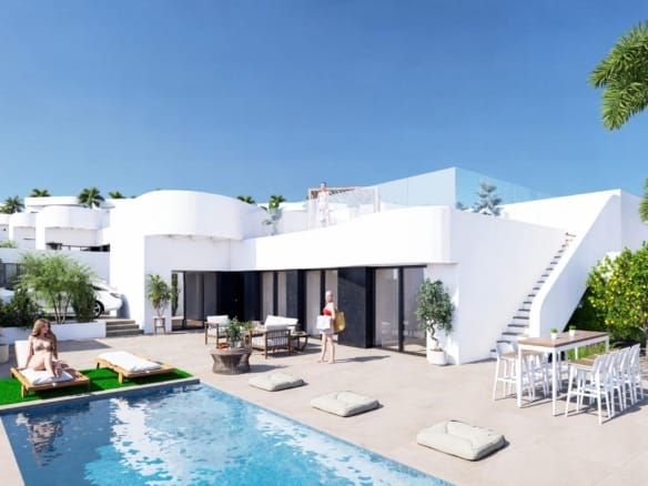 New Build Single-Storey Villas with Private Pool for Sale in La Finca Golf Resort, Algorfa