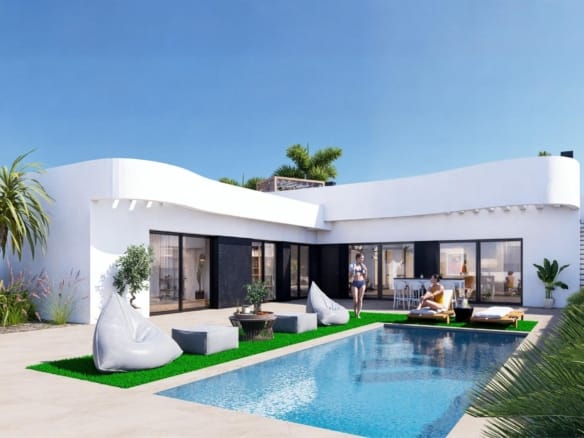New Build Single-Storey Villas with Basement for sale in La Finca Golf Resort, Algorfa
