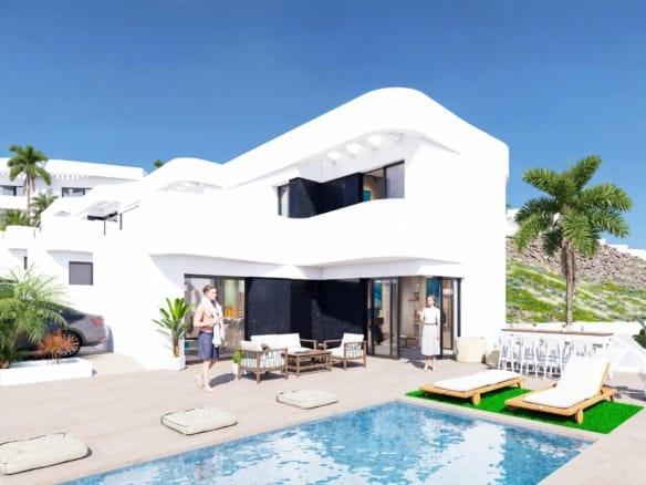 New Build Two-Storey Properties with Private Pool for Sale in La Finca Golf Resort, Algorfa