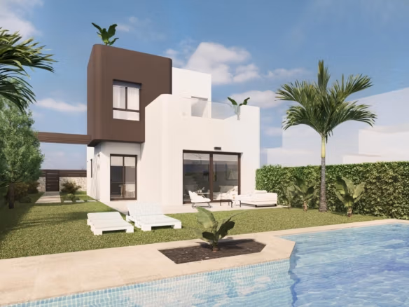 New Construction Villas on the Frontline of Lo Romero Golf