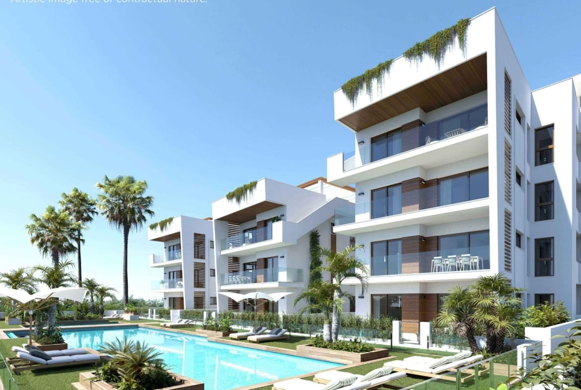 Coastal New Build 3 bedroom Ground Floor Apartments for sale in Los Alcázares, Costa Cálida