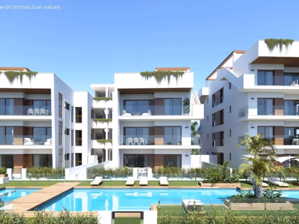 Coastal New Build 3 bedroom Apartments for sale in Los Alcázares, Costa Cálida