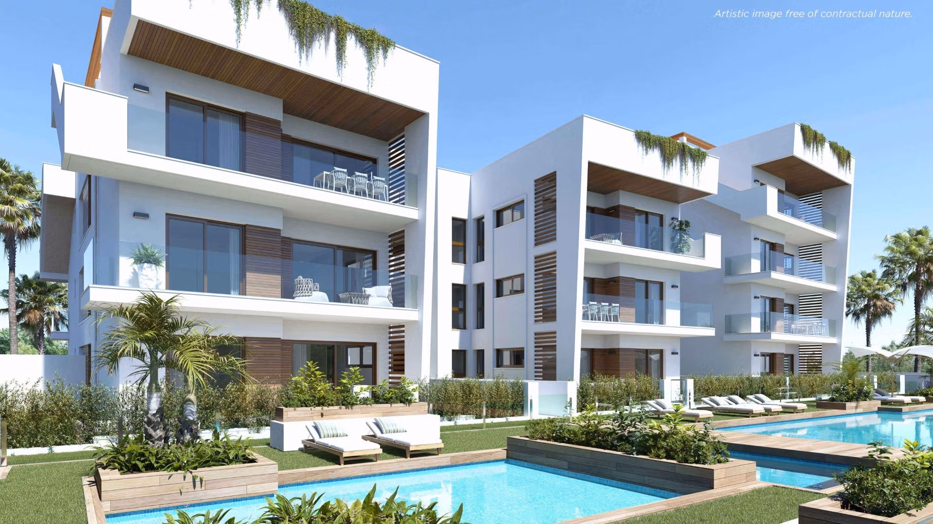 New-Mediterranean-Style-Residences-in-Los-Alcazares-Costa-Calida-2 Kustnieuwbouw 2-slaapkamer penthouse appartementen te koop in Los Alcázares, Costa Cálida