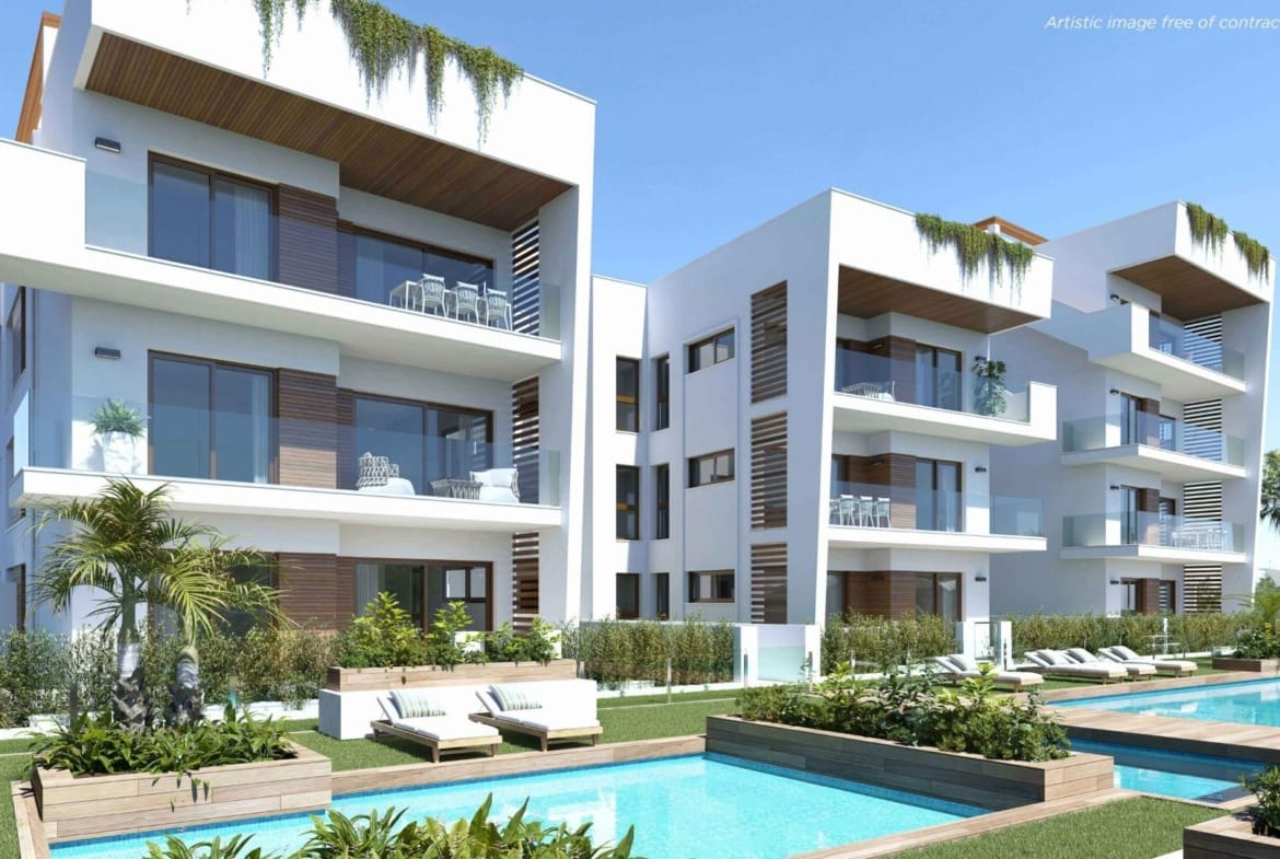 Coastal New Build 2 bedroom Ground Floor Apartments for sale in Los Alcázares