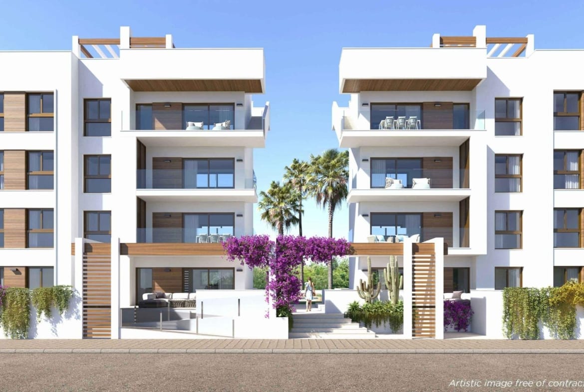 Coastal New Build 3 bedroom Ground Floor Apartments for sale in Los Alcázares, Costa Cálida