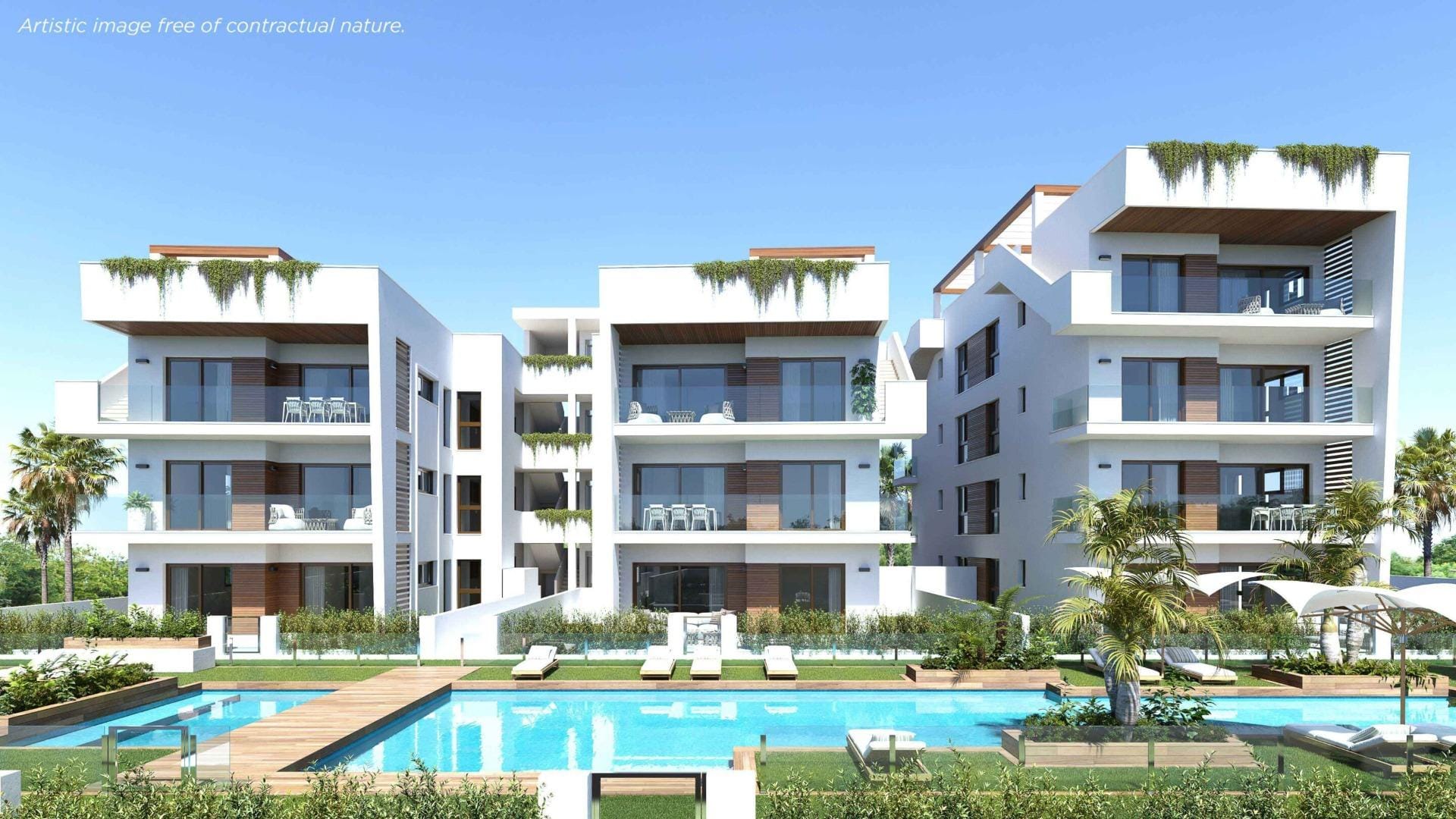 Coastal New Build 3 bedroom Ground Floor Apartments for sale in Los Alcázares, Costa Cálida