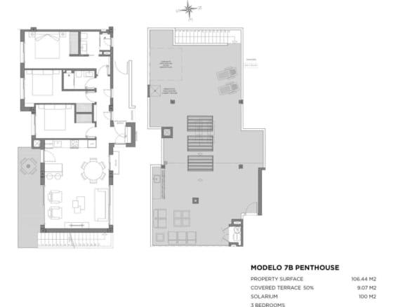 Coastal New Build 3 bedroom Penthouse Apartment for sale in Los Alcázares