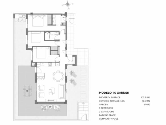 Coastal New Build 3 bedroom Ground Floor Apartments for sale in Los Alcázares, Costa Cálida