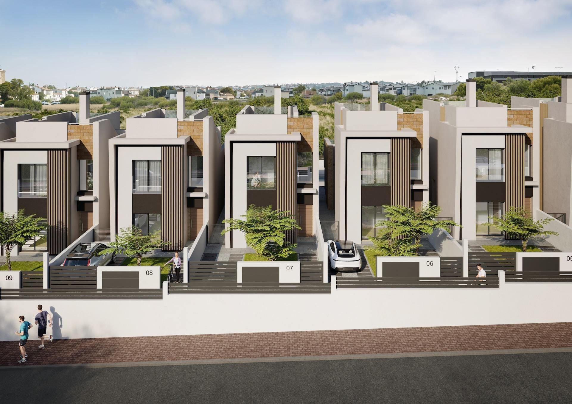 New Build Villas with Private Pool by the sea for sale in Aguas Nuevas, Torrevieja