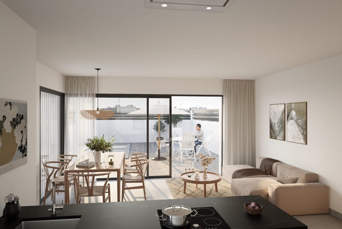 New Build Scandinavian-Style Penthouse Apartment walking distance to the sea for Sale in Aguas Nuevas, Torrevieja