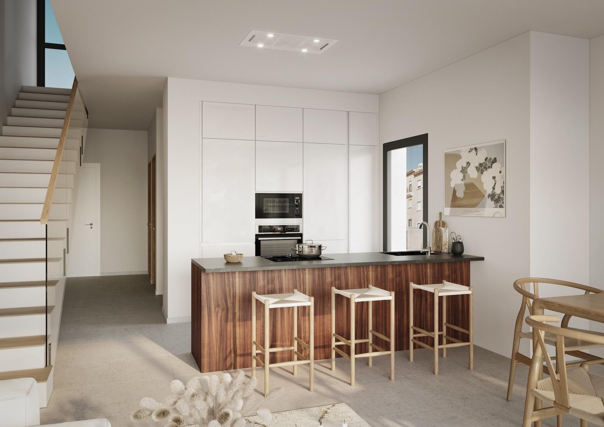 New Build South Facing Apartments for sale in Aguas Nuevas, Torrevieja living room