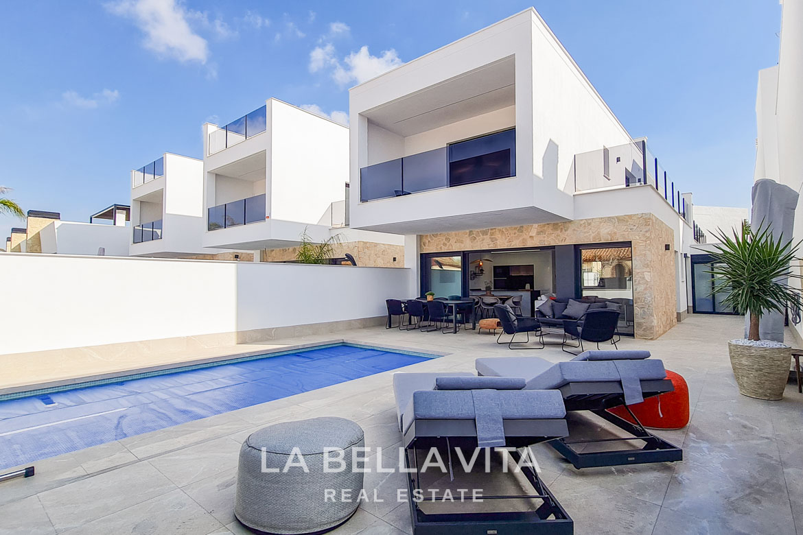 Modern New Build Villas with private pool for sale in San Pedro del Pinatar