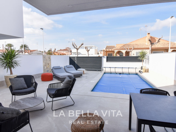 Modern New Build Villas with private pool for sale in San Pedro del Pinatar
