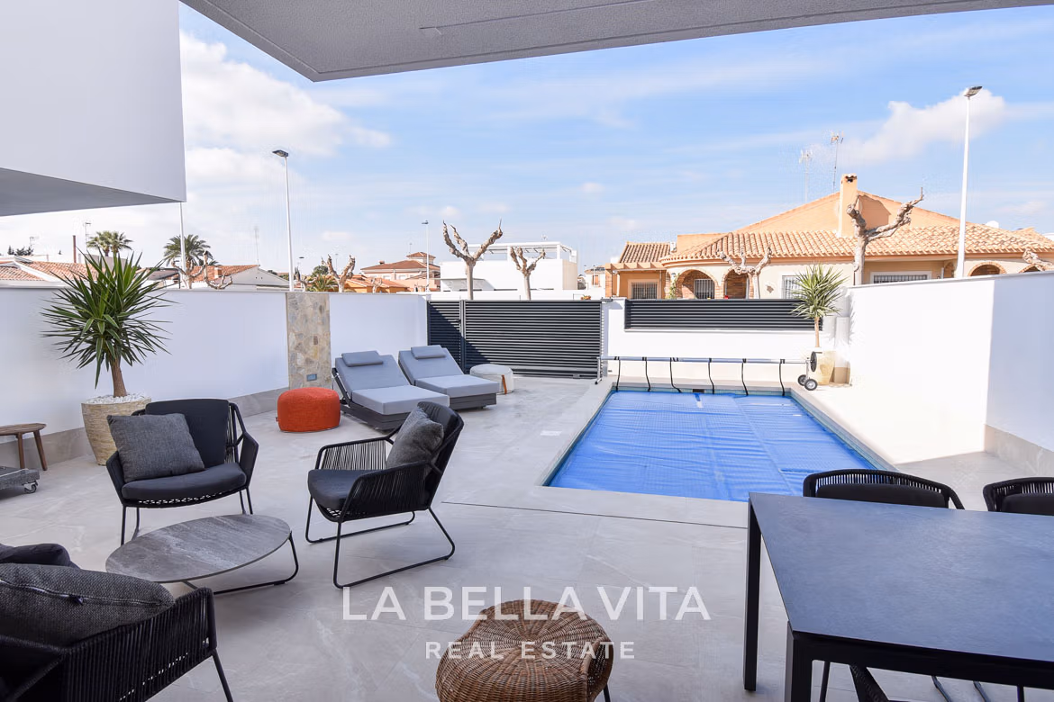 Modern New Build Villas with private pool for sale in San Pedro del Pinatar