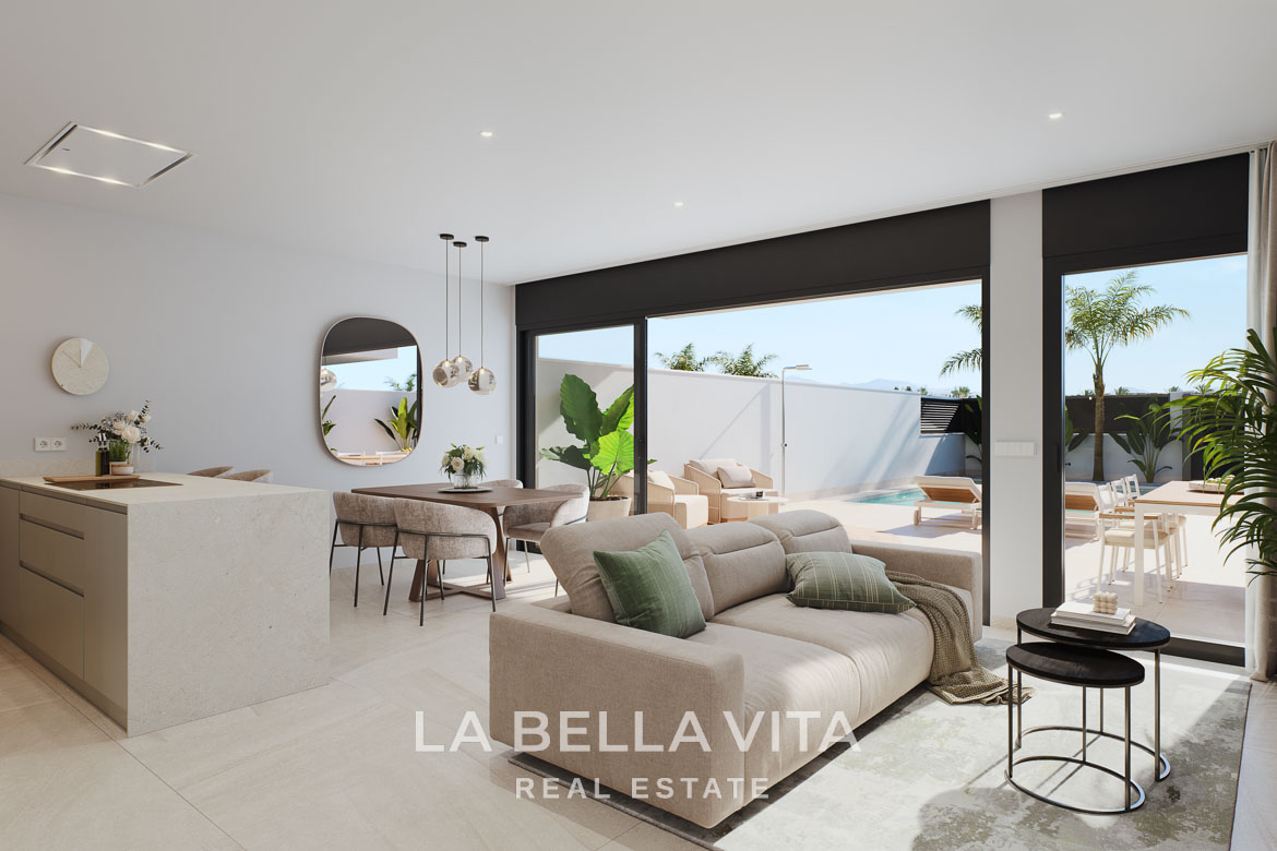 Modern New Build Villas with private pool for sale in San Pedro del Pinatar