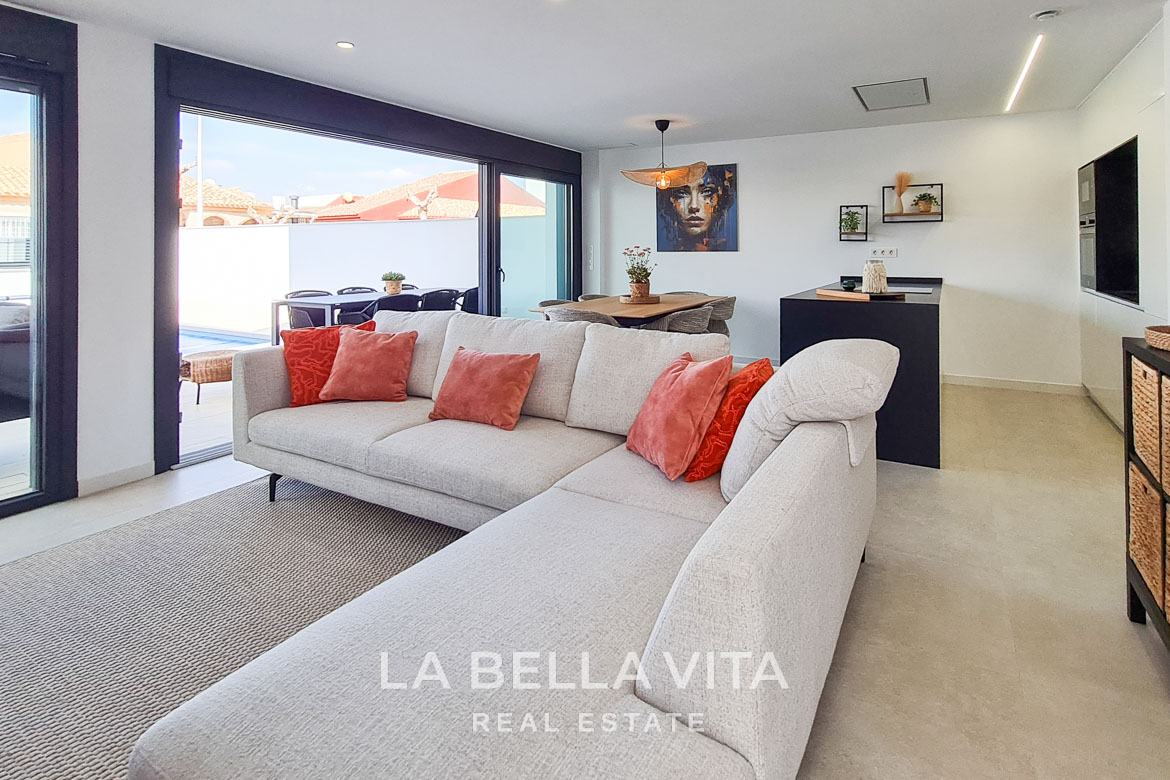 Modern New Build Villas with private pool for sale in San Pedro del Pinatar