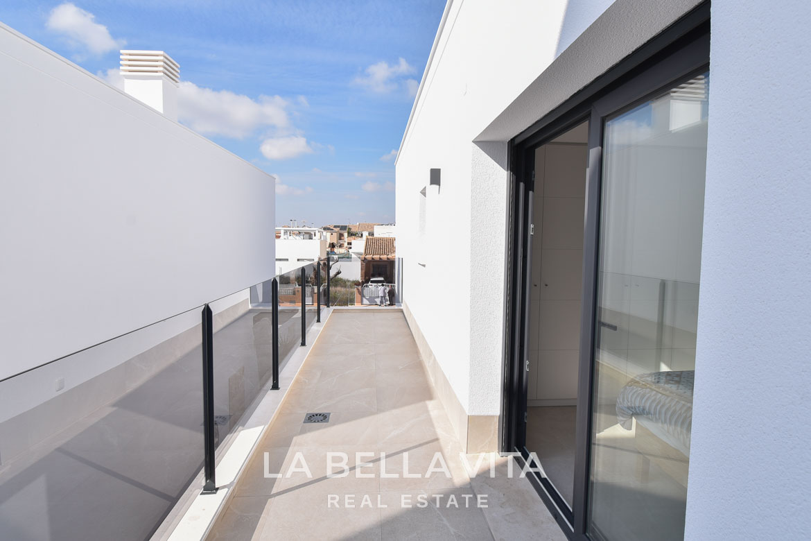 Modern New Build Villas with private pool for sale in San Pedro del Pinatar