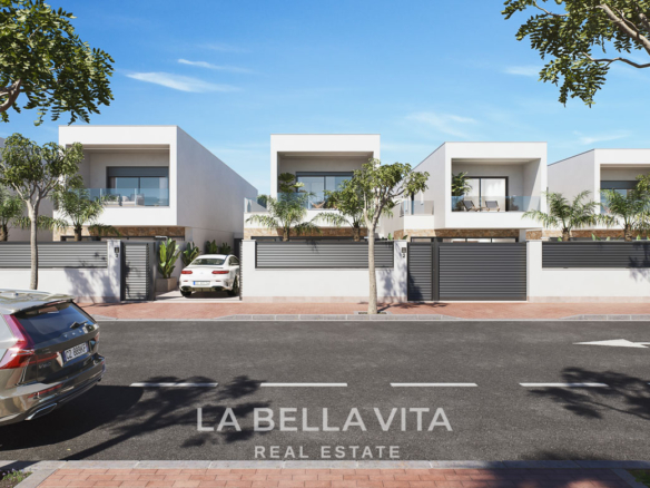 Modern New Build Villas with private pool for sale in San Pedro del Pinatar