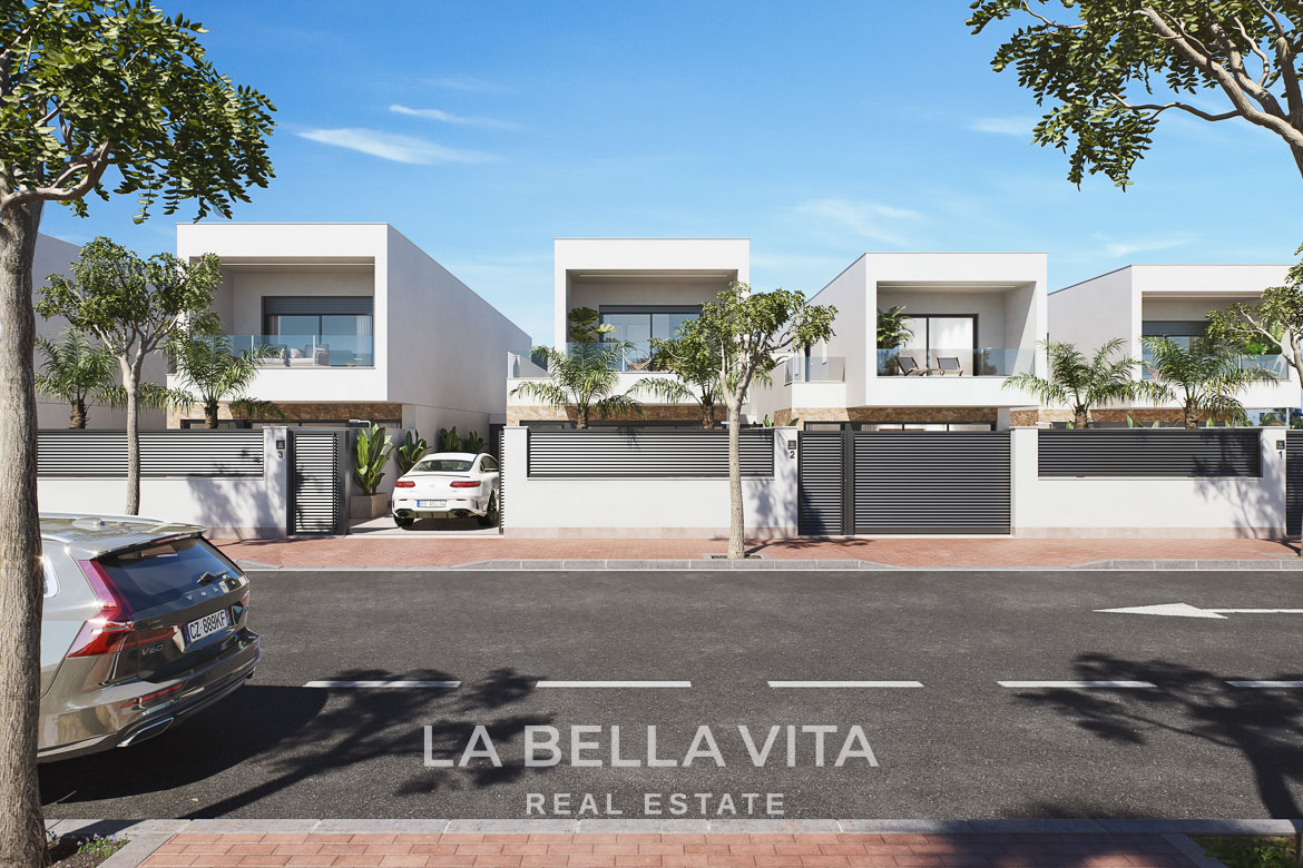 Modern New Build Villas with private pool for sale in San Pedro del Pinatar