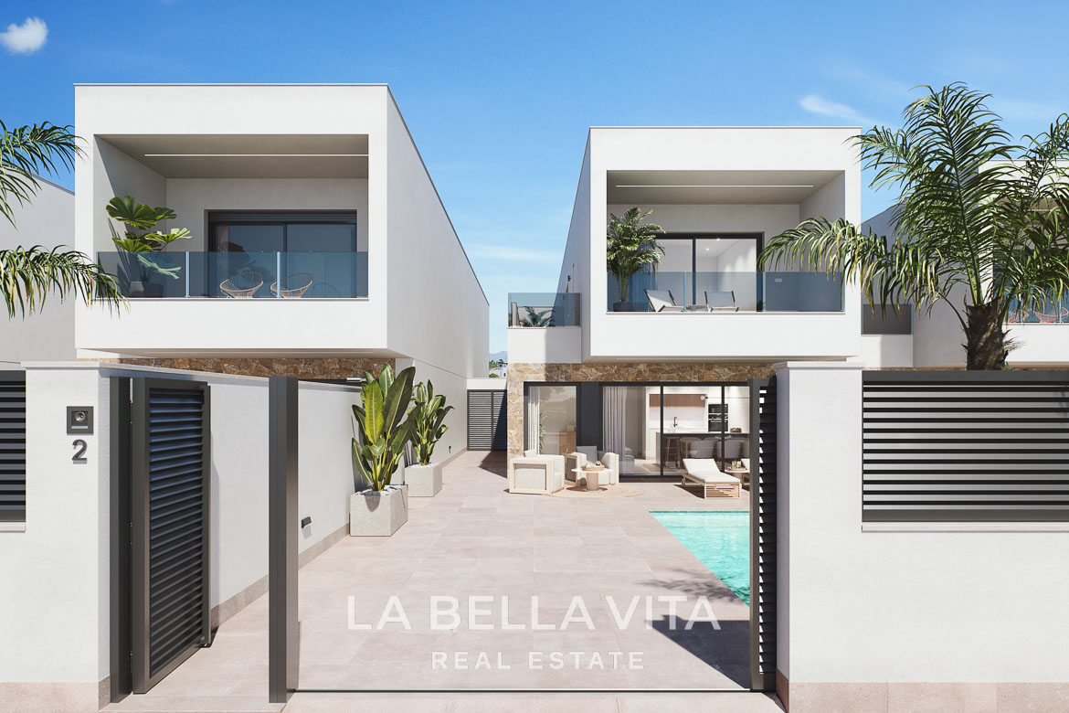Modern New Build Villas with private pool for sale in San Pedro del Pinatar