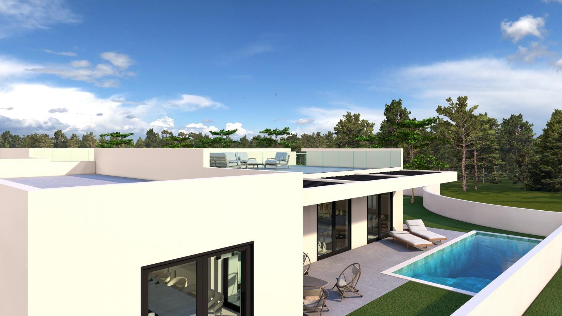 Luxury New Build Villas with in Finestrat near Benidorm in Golf Bahia